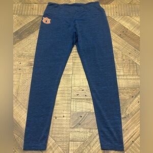 Women's Navy Leggings with Auburn University Logo